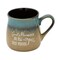 Dexsa God Coffee Tea Soup Ceramic Mug | God's promises are new every morning. | 16 ounce Designer Mug with Inspiring Sentiment | Elegant Pottery Look